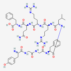 molecular formula C54H78N16O12 B3027250 Dynorphin B (1-9) CAS No. 126050-26-8
