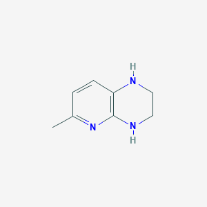 molecular formula C8H11N3 B3027257 6-Methyl-1,2,3,4-tetrahydropyrido[2,3-b]pyrazine CAS No. 1260769-87-6