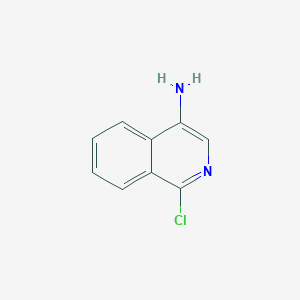 molecular formula C9H7ClN2 B3027259 1-Chloroisoquinolin-4-amine CAS No. 1260799-38-9
