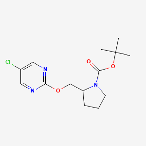 tert-Butyl 2-(((5-chloropyrimidin-2-yl)oxy)methyl)pyrrolidine-1-carboxylate