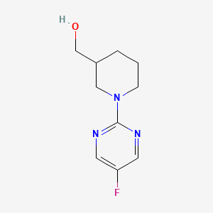 molecular formula C10H14FN3O B3027263 (1-(5-Fluoropyrimidin-2-yl)piperidin-3-yl)methanol CAS No. 1261232-82-9