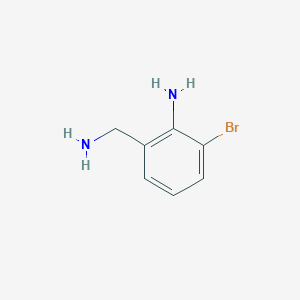 molecular formula C7H9BrN2 B3027268 2-(Aminomethyl)-6-bromoaniline CAS No. 1261580-80-6