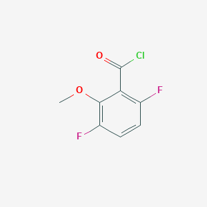 molecular formula C8H5ClF2O2 B3027269 3,6-Difluoro-2-methoxybenzoyl chloride CAS No. 1261825-37-9