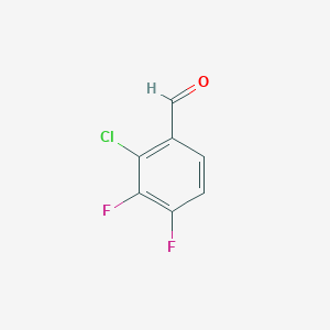 molecular formula C7H3ClF2O B3027270 2-氯-3,4-二氟苯甲醛 CAS No. 1261869-07-1