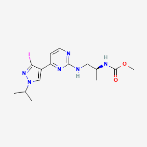 methyl (S)-(1-((4-(3-iodo-1-isopropyl-1H-pyrazol-4-yl)pyrimidin-2-yl)amino)propan-2-yl)carbamate