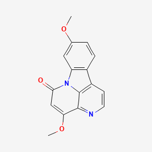 molecular formula C16H12N2O3 B3027296 4,9-Dimethoxycanthin-6-one CAS No. 1270001-72-3