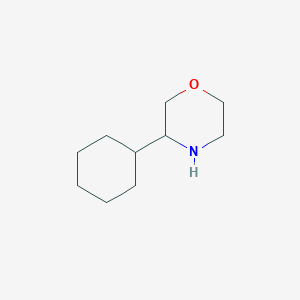 molecular formula C10H19NO B3027298 3-Cyclohexylmorpholine CAS No. 1270476-30-6