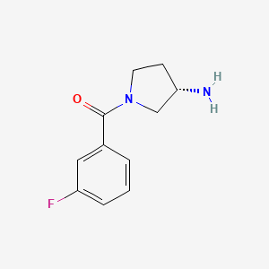 (S)-(3-Aminopyrrolidin-1-yl)(3-fluorophenyl)methanone
