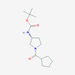 (R)-tert-Butyl 1-(cyclopentanecarbonyl)pyrrolidin-3-ylcarbamate