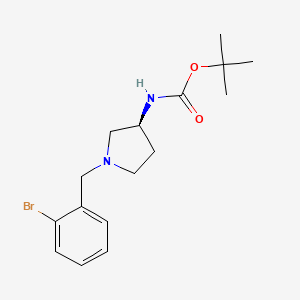 (S)-tert-Butyl 1-(2-bromobenzyl)pyrrolidin-3-ylcarbamate