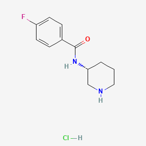 (R)-4-Fluoro-N-(piperidin-3-yl)benzamidehydrochloride