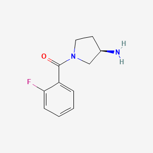 (R)-(3-Aminopyrrolidin-1-yl)(2-fluorophenyl)methanone