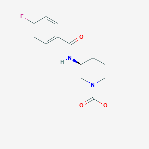 (S)-tert-Butyl 3-[(4-fluorobenzene)carbonylamino]piperidine-1-carboxylate