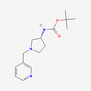 molecular formula C15H23N3O2 B3027336 (R)-tert-Butyl 1-(pyridin-3-ylmethyl)pyrrolidin-3-ylcarbamate CAS No. 1286207-93-9