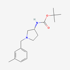 (R)-tert-Butyl 1-(3-methylbenzyl)pyrrolidin-3-ylcarbamate