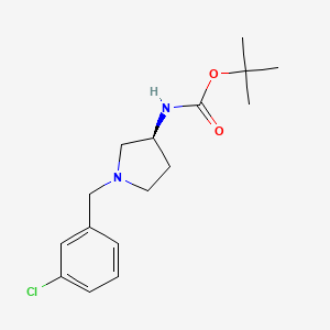 (S)-tert-Butyl 1-(3-chlorobenzyl)pyrrolidin-3-ylcarbamate