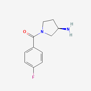 (R)-(3-Aminopyrrolidin-1-yl)(4-fluorophenyl)methanone
