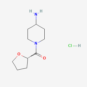 (S)-(4-Aminopiperidin-1-yl)(tetrahydrofuran-2-yl)methanone hydrochloride