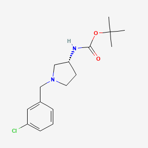 (R)-tert-Butyl 1-(3-chlorobenzyl)pyrrolidin-3-ylcarbamate