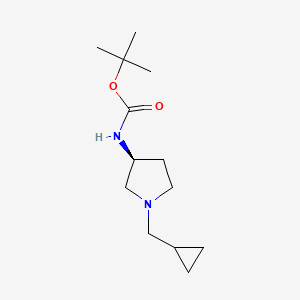 (S)-tert-Butyl 1-(cyclopropylmethyl)pyrrolidin-3-ylcarbamate