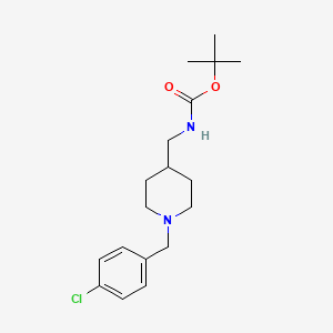 tert-Butyl [1-(4-chlorobenzyl)piperidin-4-yl]methylcarbamate
