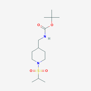 tert-Butyl [1-(isopropylsulfonyl)piperidin-4-yl]methylcarbamate