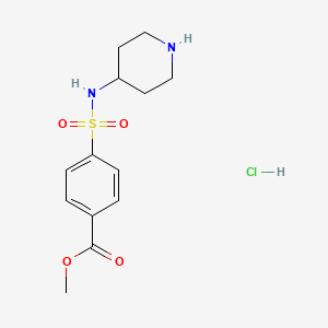 Methyl 4-(N-piperidin-4-ylsulfamoyl)benzoate hydrochloride