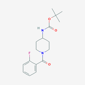 tert-Butyl 1-(2-fluorobenzoyl)piperidin-4-ylcarbamate