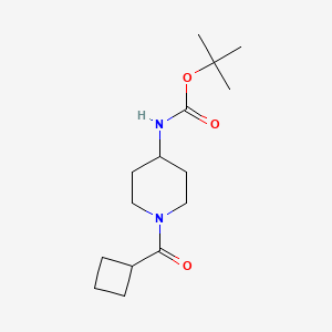 tert-Butyl 1-(cyclobutanecarbonyl)piperidin-4-ylcarbamate