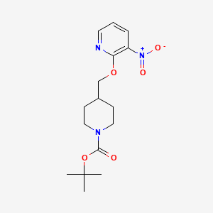 tert-Butyl 4-[(3-nitropyridin-2-yloxy)methyl]piperidine-1-carboxylate