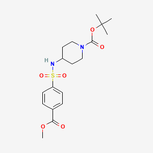 tert-Butyl 4-(4-(methoxycarbonyl)phenylsulfonamido)piperidine-1-carboxylate
