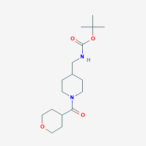tert-Butyl [1-(tetrahydro-2H-pyran-4-carbonyl)piperidin-4-yl]methylcarbamate