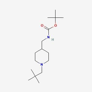 molecular formula C16H32N2O2 B3027423 tert-Butyl [(1-neopentylpiperidin-4-yl)methyl]carbamate CAS No. 1286274-14-3