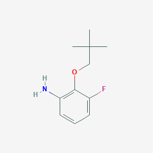 molecular formula C11H16FNO B3027428 3-氟-2-(新戊氧基)苯胺 CAS No. 1286274-36-9