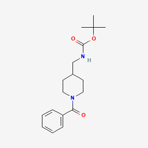 molecular formula C18H26N2O3 B3027433 tert-Butyl [(1-benzoylpiperidin-4-yl)methyl]carbamate CAS No. 1286274-57-4