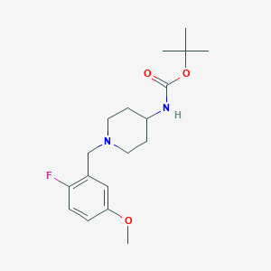 tert-Butyl 1-(2-fluoro-5-methoxybenzyl)piperidin-4-ylcarbamate