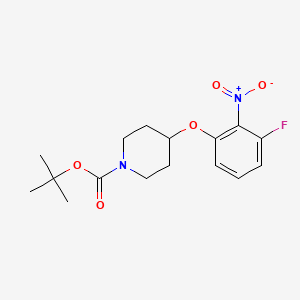 tert-Butyl 4-(3-fluoro-2-nitrophenoxy)piperidine-1-carboxylate