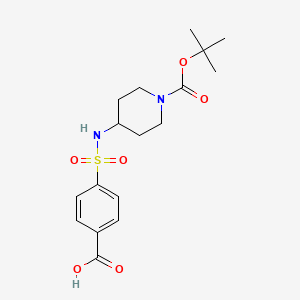 4-[1-(tert-Butoxycarbonyl)piperidin-4-ylaminosulfonyl]benzoic acid