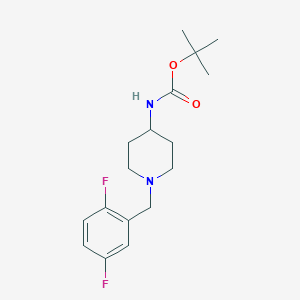 tert-Butyl 1-(2,5-difluorobenzyl)piperidin-4-ylcarbamate