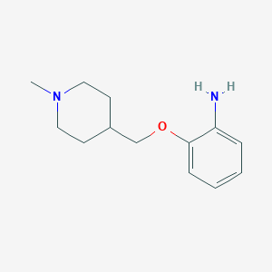 2-[(1-Methylpiperidin-4-yl)methoxy]aniline