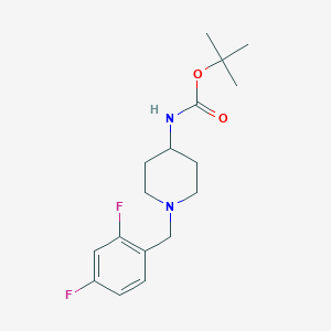 tert-Butyl 1-(2,4-difluorobenzyl)piperidin-4-ylcarbamate