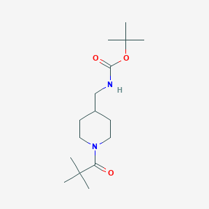 tert-Butyl [(1-pivaloylpiperidin-4-yl)methyl]carbamate