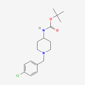 tert-Butyl 1-(4-chlorobenzyl)piperidin-4-ylcarbamate