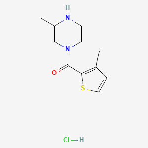 (3-Methylpiperazin-1-yl)(3-methylthiophen-2-yl)methanone hydrochloride