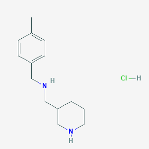 molecular formula C14H23ClN2 B3027484 (4-甲基苄基)-哌啶-3-基甲胺盐酸盐 CAS No. 1289387-81-0