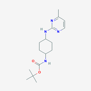 tert-Butyl (4-((4-methylpyrimidin-2-yl)amino)cyclohexyl)carbamate