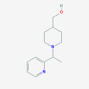 B3027495 (1-(1-(Pyridin-2-yl)ethyl)piperidin-4-yl)methanol CAS No. 1289388-62-0
