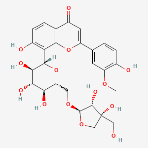 molecular formula C27H30O14 B3027506 3'-甲氧基异黄素 CAS No. 1297609-29-0