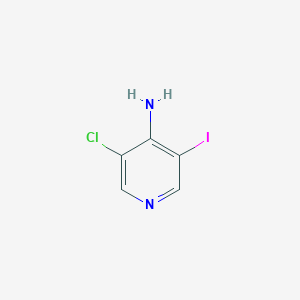 molecular formula C5H4ClIN2 B3027508 3-氯-5-碘吡啶-4-胺 CAS No. 1300750-79-1