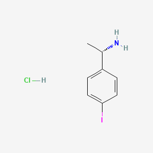 molecular formula C8H11ClIN B3027516 (S)-1-(4-iodophenyl)ethanamine hydrochloride CAS No. 1308650-40-9